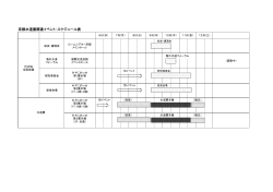 京都水道展関連イベント：スケジュール表