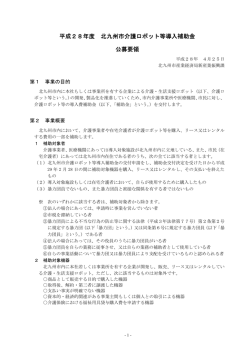 公募要領及び補助申請手続きの流れ（PDF形式：134KB）