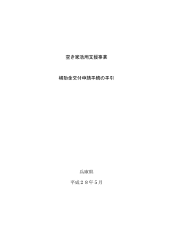 補助金交付申請手続の手引（PDF：786KB）