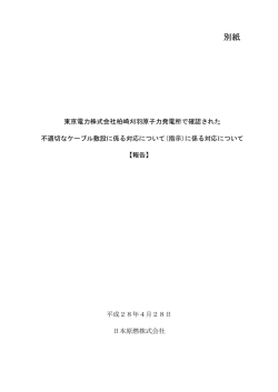 「(指示)」に係る対応について