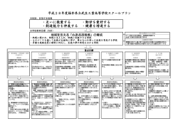 ・互いに敬愛する ・勤労を愛好する ・創造能力を伸展する ・健康を増進する