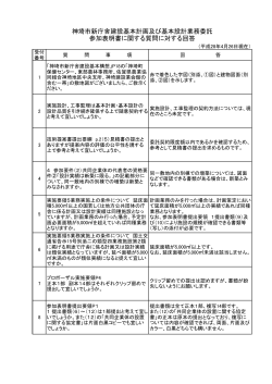 神埼市新庁舎建設基本計画及び基本設計業務委託 参加表明書に関する