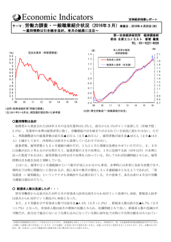 Economic Indicators 定例経済指標レポート