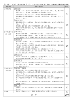 業務委託 公募型プロポーザル優先交渉権者選定基準（PDF：155.9KB）