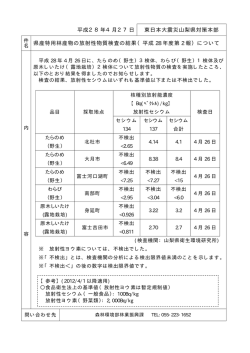 （平成28年度第2報）について（PDF：12KB）