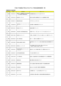 戦略策定支援事業