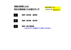 熊本線 特別設定ダイヤ