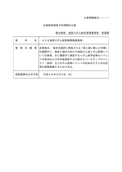 H28鬼怒川ダム統管新聞掲載業務 [PDF：52 KB]