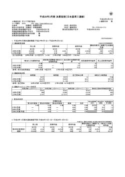 2016年3月期 決算短信を更新しました。
