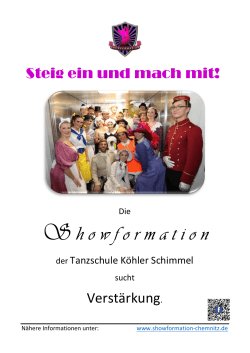 Flyer Nachwuchsakquise als PDF