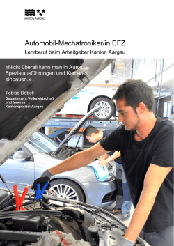 Automobil-Mechatroniker/in EFZ