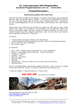 Pressetext 2014 - VW
