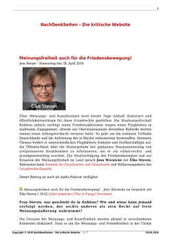 NachDenkSeiten – Die kritische Website