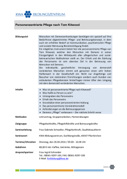 Infoblatt zum