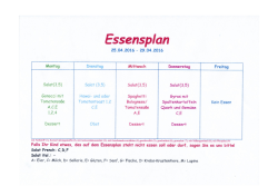 Hier geht es zum Speiseplan f&uuml;r K&uuml;ssaberg