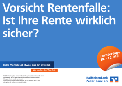 Jetzt informieren