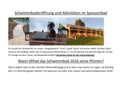Info und Er&ouml;ffnung 2016 bitte hier klicken