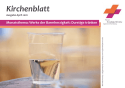 Kirchenblatt - Pfarreiengemeinschaft Spiesen