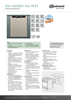 GSU 102303/1 A3+ TR PT