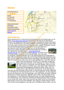 Oelsen - Wandern in der S&auml;chsische Schweiz