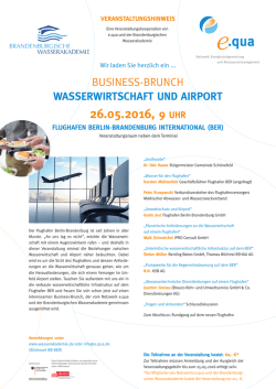 Einladung - Brandenburgische Wasserakademie