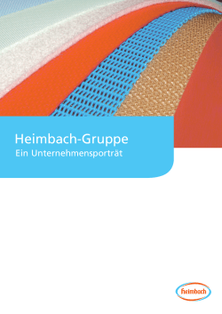 Image Broschuere - Heimbach Gruppe