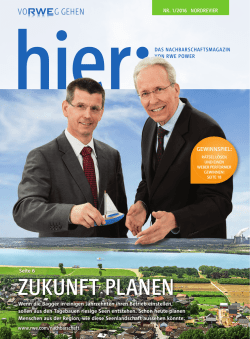 Ausgabe Nordrevier - April 2016 ( PDF | 5.7 MB )