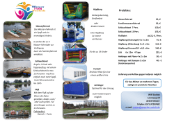 Preisliste: - Weser Fun Verleih