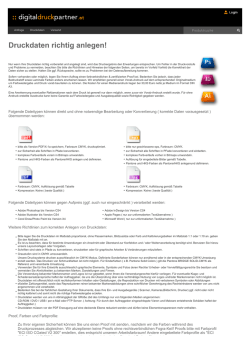 Druckdaten richtig anlegen - digitaldruckpartner.at | Ihr Online Druck