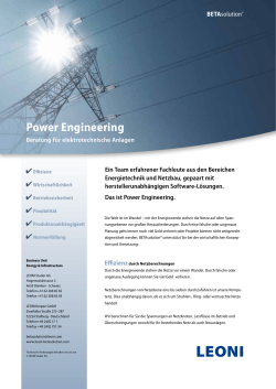 BETAsolution® Power Engineering