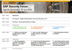 Agenda - SAP.com