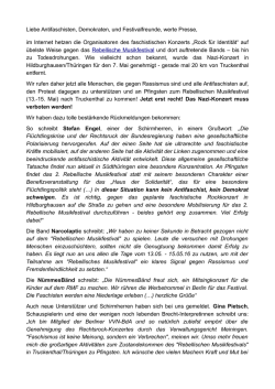 Die komplette Pressemitteilung kann hier gelesen werden! - RF-News