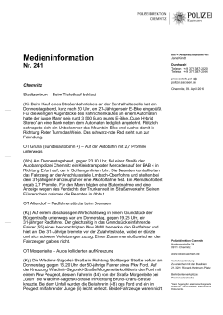 Medieninformation [Download *, 101.22 KB]