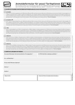 Tarifoptionanmeldung als PDF herunterladen