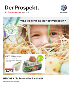 Der Prospekt. - Hercher