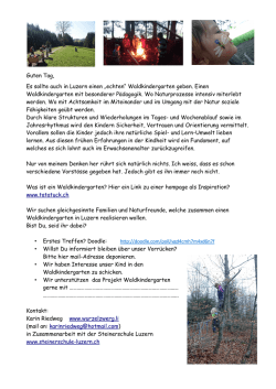 initiative waldkindergarten luzern