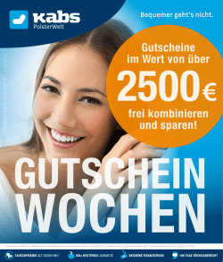 downloaden - Kabs Polsterwelt