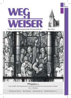 Pfingsten (2) - Evangelische Kirchengemeinde Schwarzenbruck