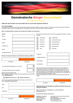 Demokratische Bürger Deutschland