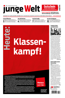 Gutschein - junge Welt