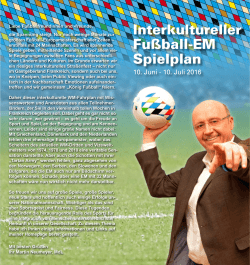 Interkultureller EM-Spielplan 2016