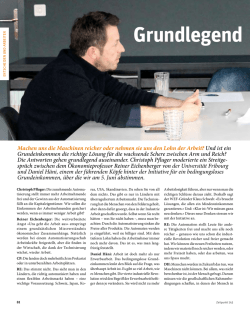 Grundlegend uneinig