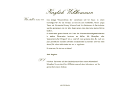 Herzlich Willkommen - Wasserschloss Hagenwil