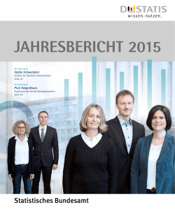 Jahresbericht Statistisches Bundesamt 2015