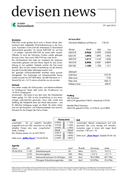 Informative Mittelkurse und Preise um 7.26 Uhr Devisen Aktuell High