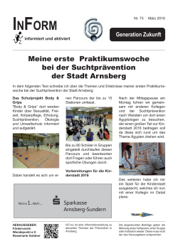 InForm - F&ouml;rderverein Wendepunkt eV Arnsberg