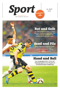 Rot und Gelb Sand und Filz Hand und Ball