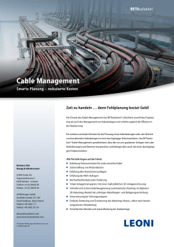 BETAsolution® Cable Management