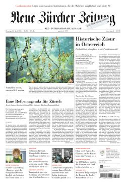 Historische Z&auml;sur in &Ouml;sterreich