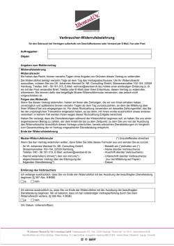 Widerrufsbelehrung - ImmobilienScout24